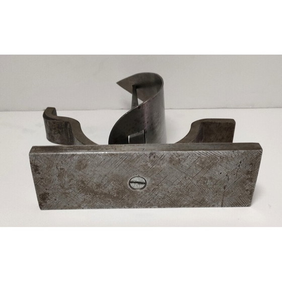 Image 1 of Brutalistische vintage stalen presse-papier voor boten