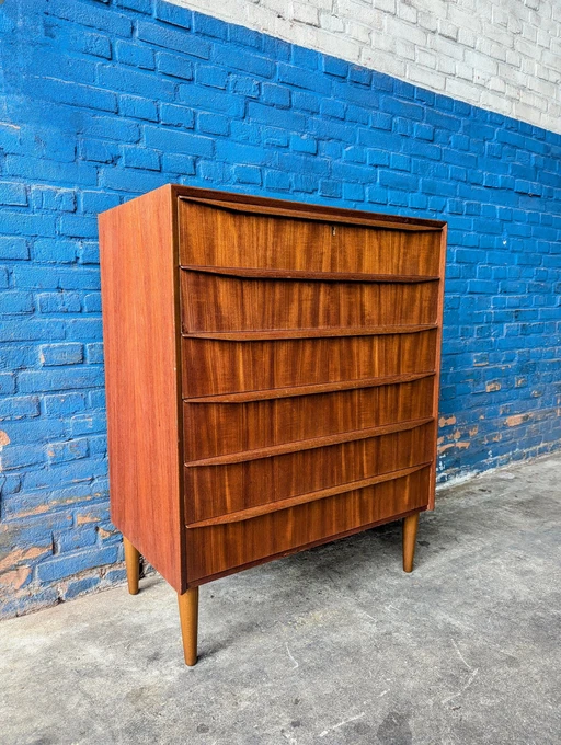 Midcentury Deense Teak Ladenkast 1960S 