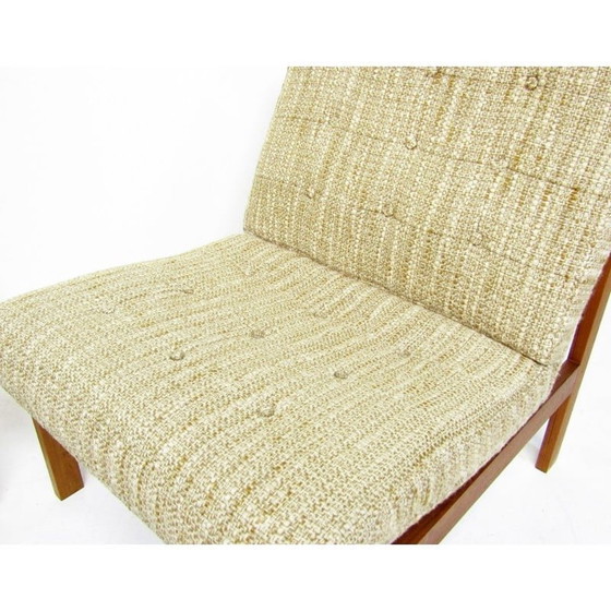 Image 1 of Paar vintage lounge stoelen van Ole Knudsen voor France et Son, Denemarken 1970