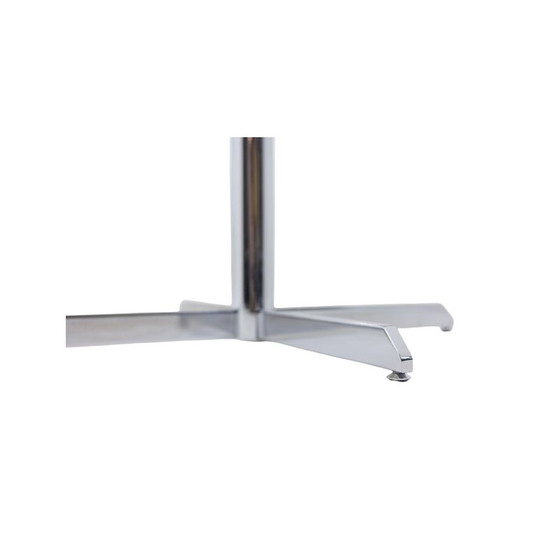 Image 1 of Vintage marmeren en metalen eettafel door Florence Knoll voor Knoll, VS 1960