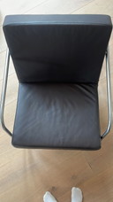 Label leather rocking chair