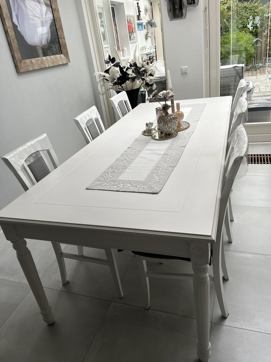 Image 1 of Goossens tafel + 6x stoel