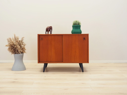 Teak kabinet, Deens ontwerp, 1970S, Productie: Denemarken