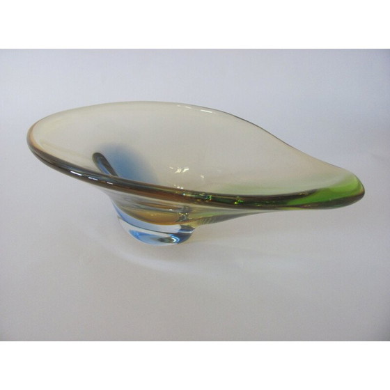 Image 1 of Vintage Metalurgische glazen schaal, 1960