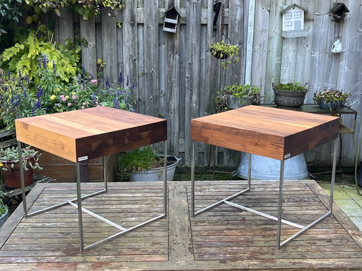 2x Bert Plantagie Bijzettafel