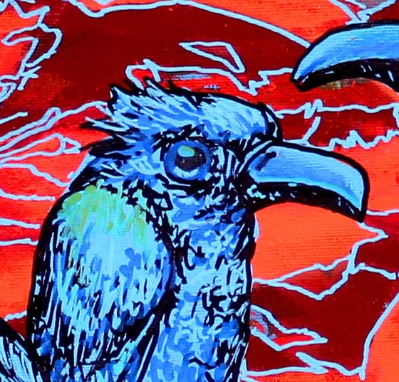 Image 1 of Schilderij "3 Est Une Foule/3 Is Een Menigte