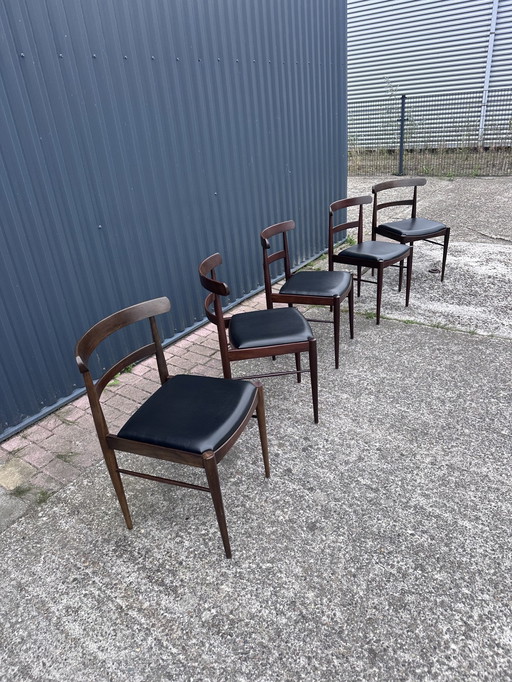 5 X Vintage Stoelen Eetkamerstoelen 