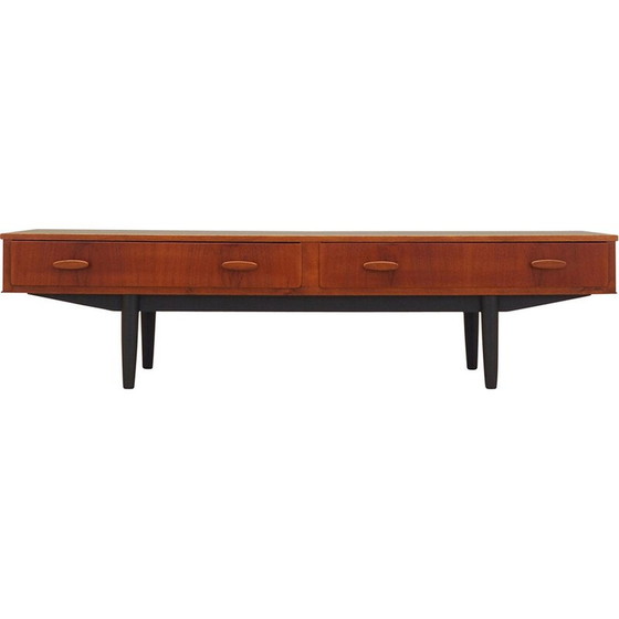 Image 1 of Vintage teakhouten lowboard, Denemarken 1960