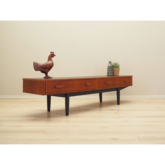 Image 1 of Vintage teakhouten lowboard, Denemarken 1960