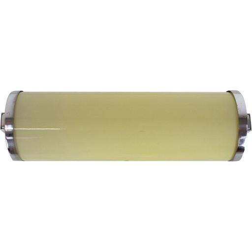 Vintage Bauhaus wandlamp in chroom en glas, Tsjecho-Slowakije 1930