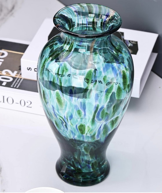 Image 1 of Grote vaas handgeblazen Murano glas