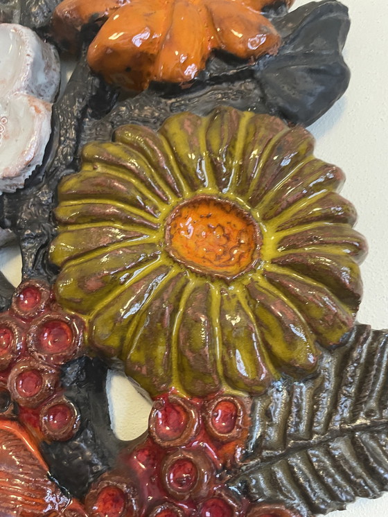 Image 1 of Perignem Belgie. Keramiek Bloemen.