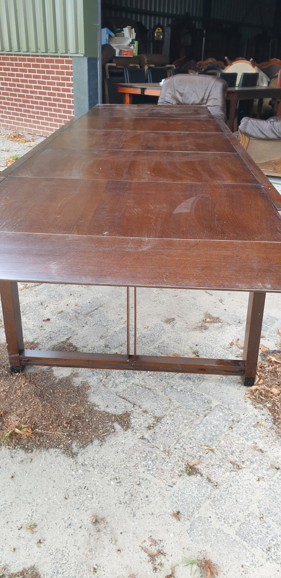 Image 1 of Vintage coulissen tafel