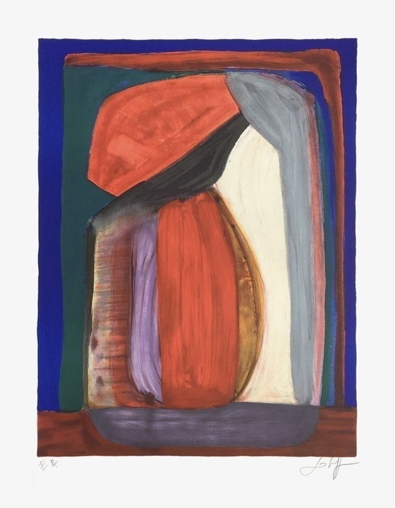 Image 1 of Vintage litho op Arches papier door Michel Saloff-coste, 2008