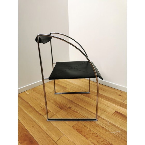 Image 1 of Set van 4 vintage Patoz stoelen door Francesco Soro voor Icf, Italië