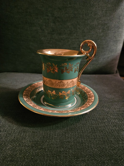 Tas En Ondertas...Bremer&Schmidt..Germany...+_1930...Figuralcup &Saucer