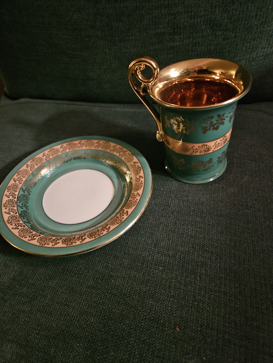 Image 1 of Tas En Ondertas...Bremer&Schmidt..Germany...+_1930...Figuralcup &Saucer