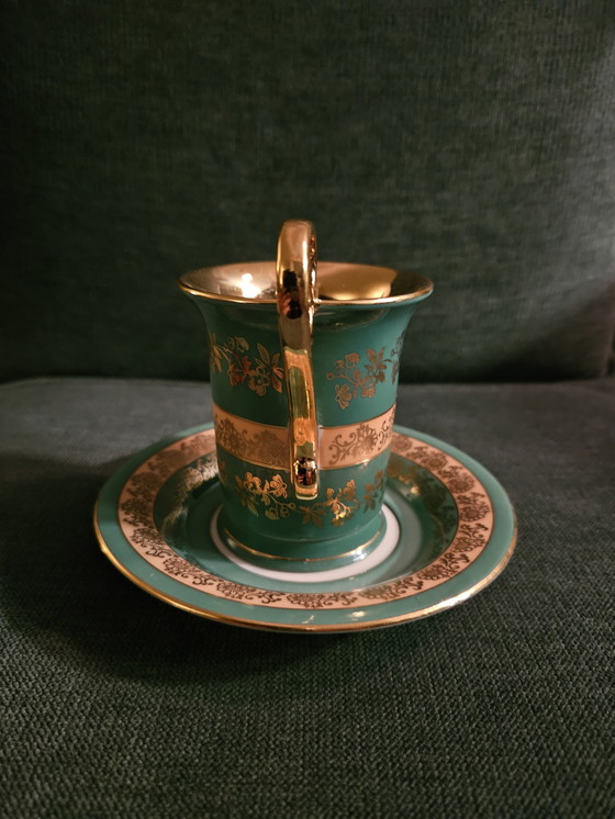 Image 1 of Tas En Ondertas...Bremer&Schmidt..Germany...+_1930...Figuralcup &Saucer