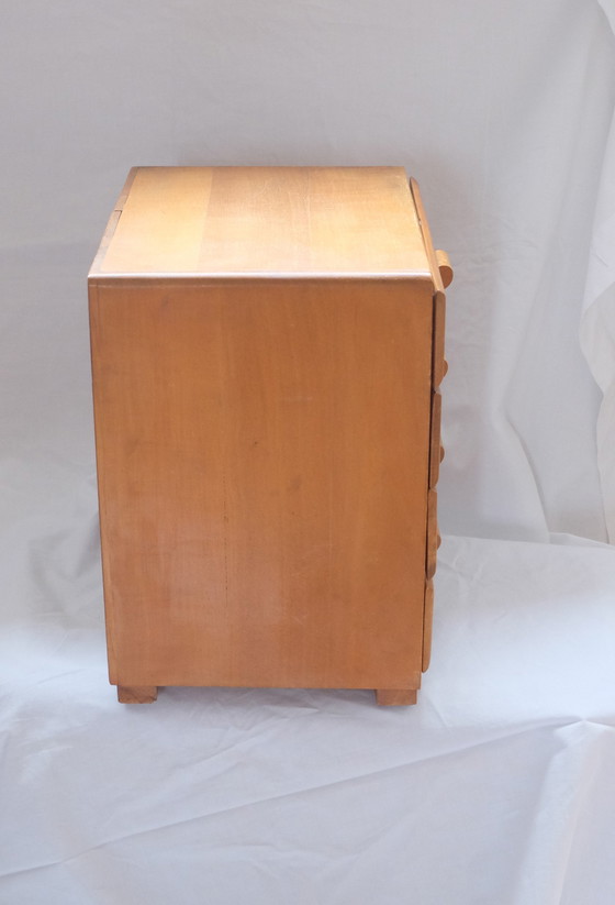 Image 1 of Naaidoos Lade-doos Sieradendoos Hout 50er Okaeb