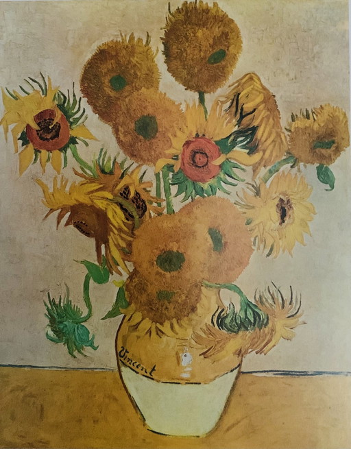 Vincent Van Gogh: “Zonnebloemen, 1888”.