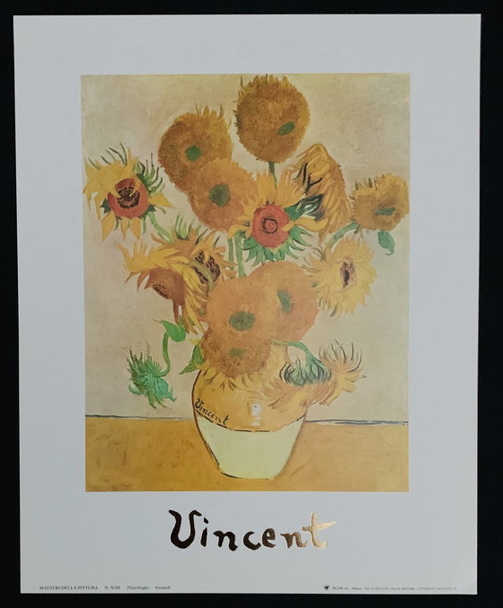 Image 1 of Vincent Van Gogh: “Zonnebloemen, 1888”.