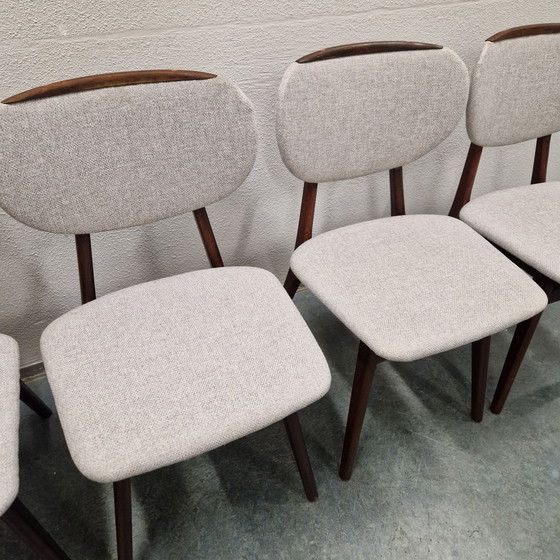 Image 1 of Set Van 4 Vintage Eetkamerstoelen 