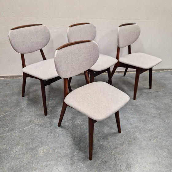 Image 1 of Set Van 4 Vintage Eetkamerstoelen 