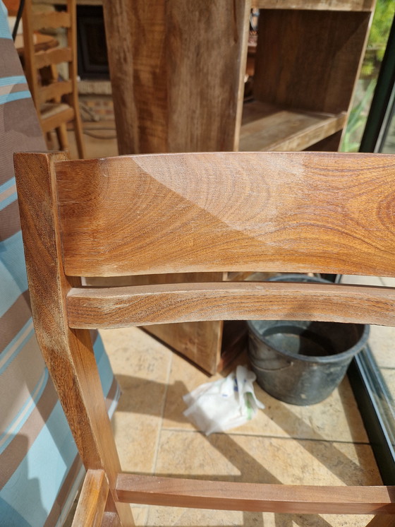 Image 1 of Stoel 'Wecker' Massief Eikenhout