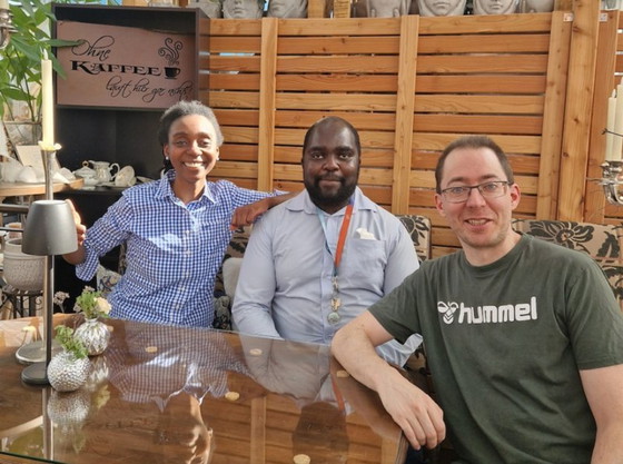 Image 1 of Stoel 'Wecker' Massief Eikenhout