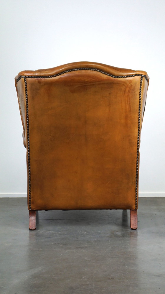 Image 1 of Schapenleren oorfauteuil