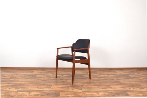 Mid Century Deense Teakhouten Stoelen Model 62A Door Arne Vodder Voor Sibast, 1960S.