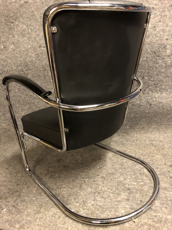 Image 1 of Gispen 412 fauteuil, refurbished leer