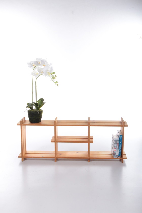 Image 1 of Deens Vintage Wandmeubel gemaakt van hout, 1960s