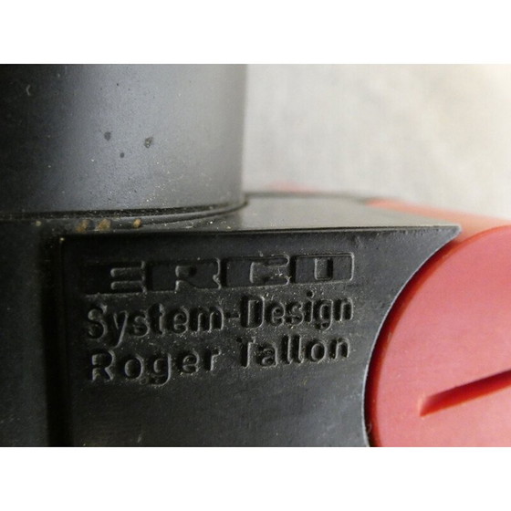 Image 1 of Paar vintage spots met oprijplaat van Roger Tallon voor Erco