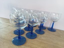 Set van 11 vintage wijnglazen Luminarc