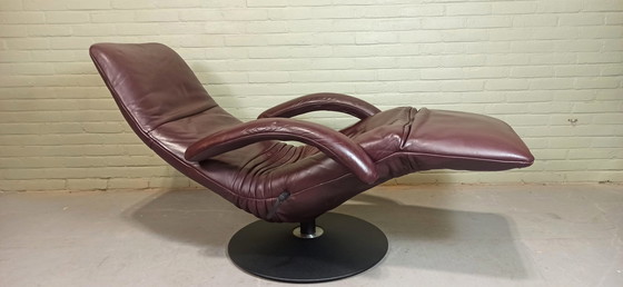 Image 1 of Jori 'Yoga' leren draai recliner fauteuil 