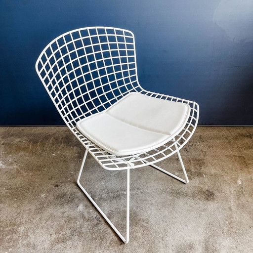 Knoll International - Bertoia Stoel - Rilsan/Vinyl Wit - Nieuw!