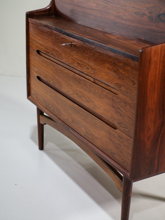 Image 1 of Arne Wahl Iversen Secretaire Palissander Deens 1960S Vinde Møbelfabrik