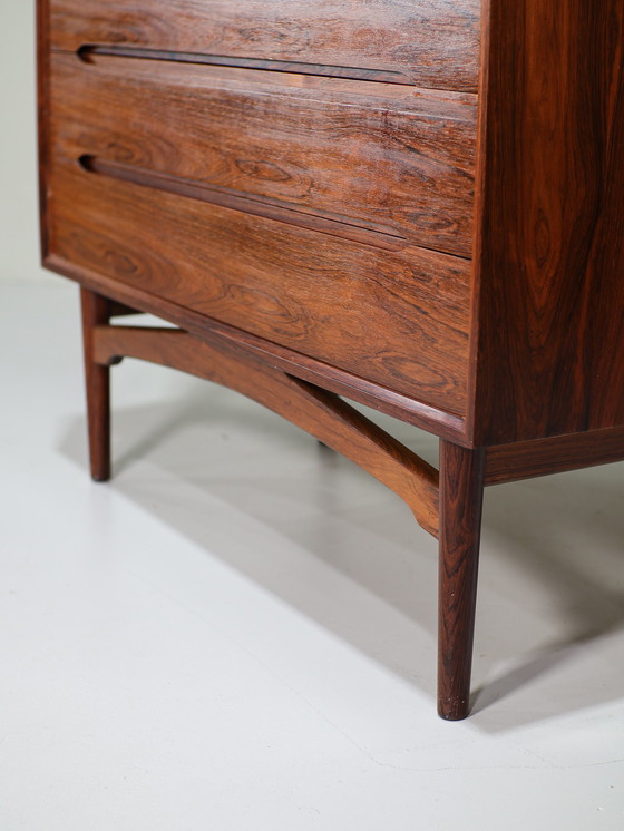 Image 1 of Arne Wahl Iversen Secretaire Palissander Deens 1960S Vinde Møbelfabrik