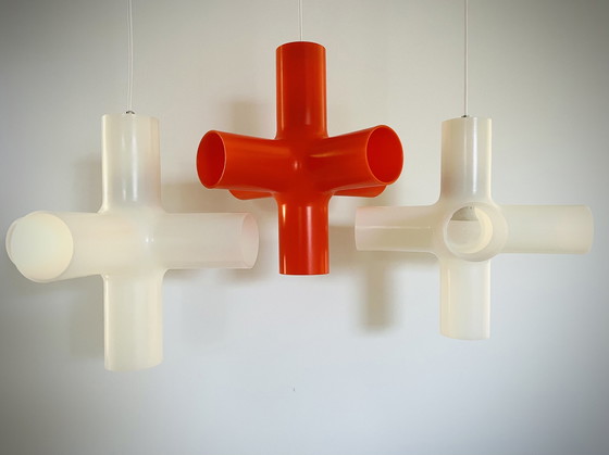 Image 1 of 3x DARK - Crosslight plafondlampen - Jan Melis & Ben Oostrum