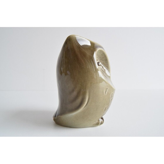 Image 1 of Vintage keramische uil schatkist door Ditmar Urbach, Tsjecho-Slowakije 1960