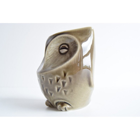 Image 1 of Vintage keramische uil schatkist door Ditmar Urbach, Tsjecho-Slowakije 1960