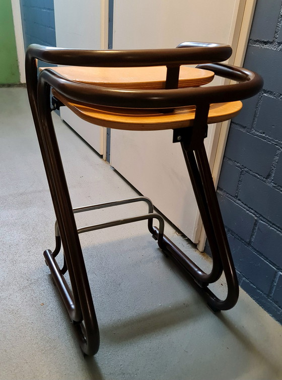 Image 1 of Barstoelen Architecten Krukken Lindau & Lindekrantz Voor Lammhults, Zweden Jaren 60