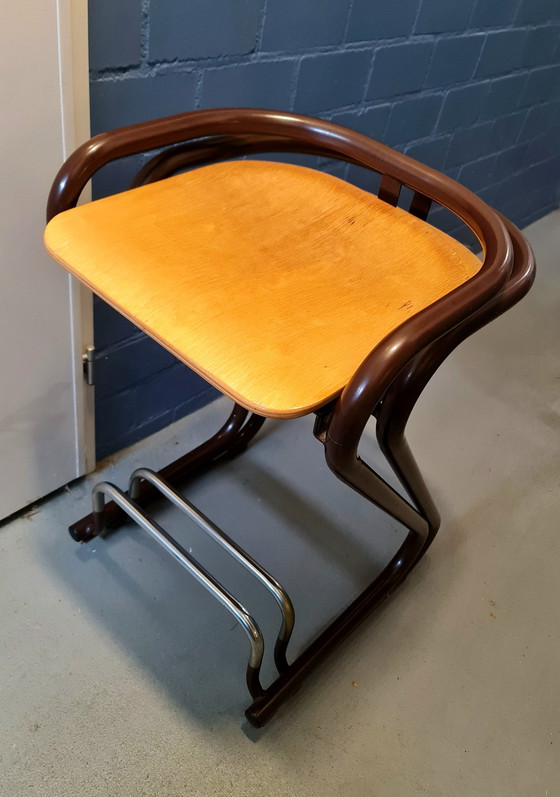 Image 1 of Barstoelen Architecten Krukken Lindau & Lindekrantz Voor Lammhults, Zweden Jaren 60