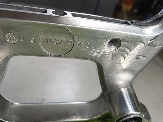 Image 1 of Vintage Dsc 106 bijzetstoelen door Giancarlo Piretti voor Castelli, set van 4