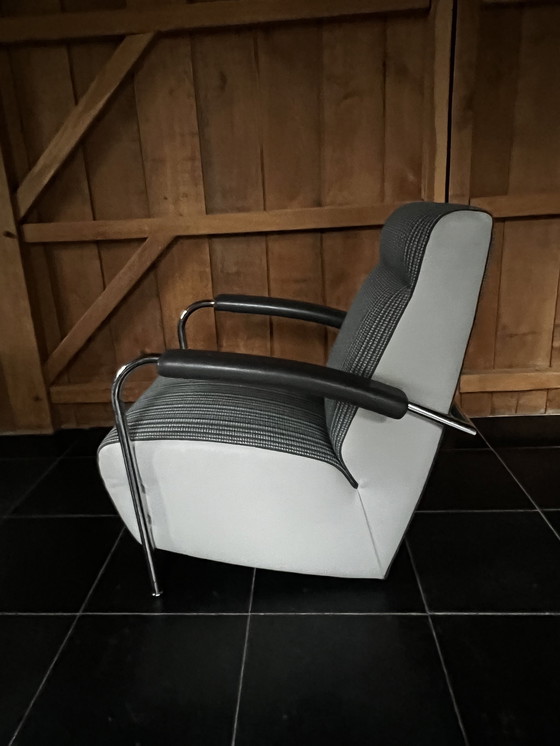 Image 1 of 2x Leolux Scylla Fauteuils , Ontwerp Van Gerard Vollenbrock.