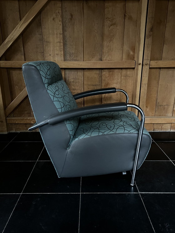 Image 1 of 2x Leolux Scylla Fauteuils , Ontwerp Van Gerard Vollenbrock.