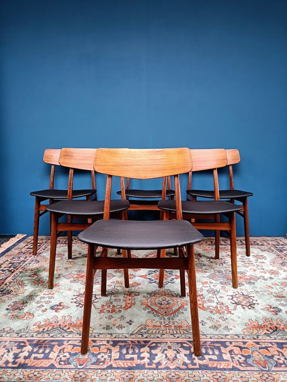 Image 1 of 6x Deens Design Stoelen