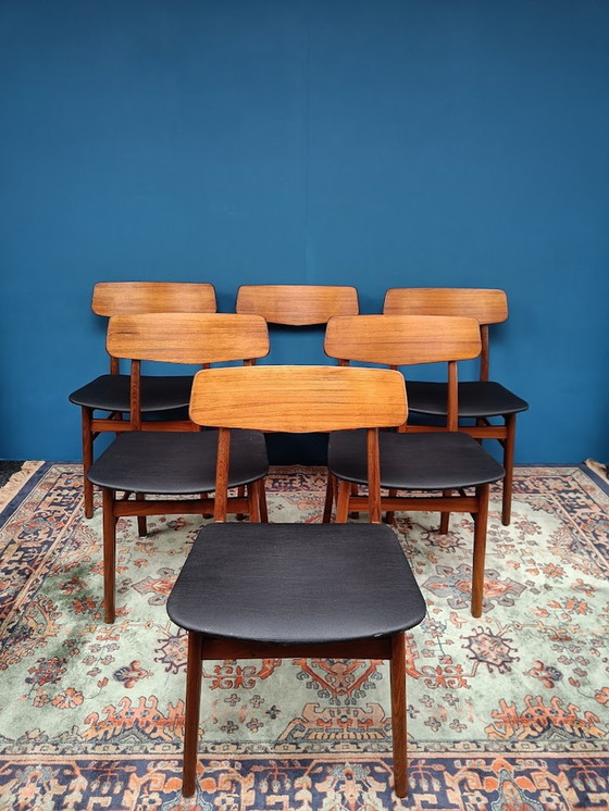 Image 1 of 6x Deens Design Stoelen