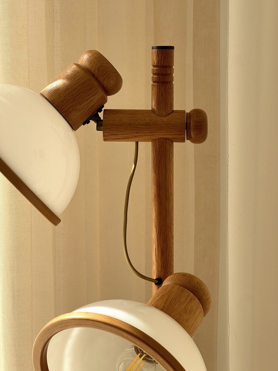 Image 1 of Vintage Steinhauer grenen vloerlamp